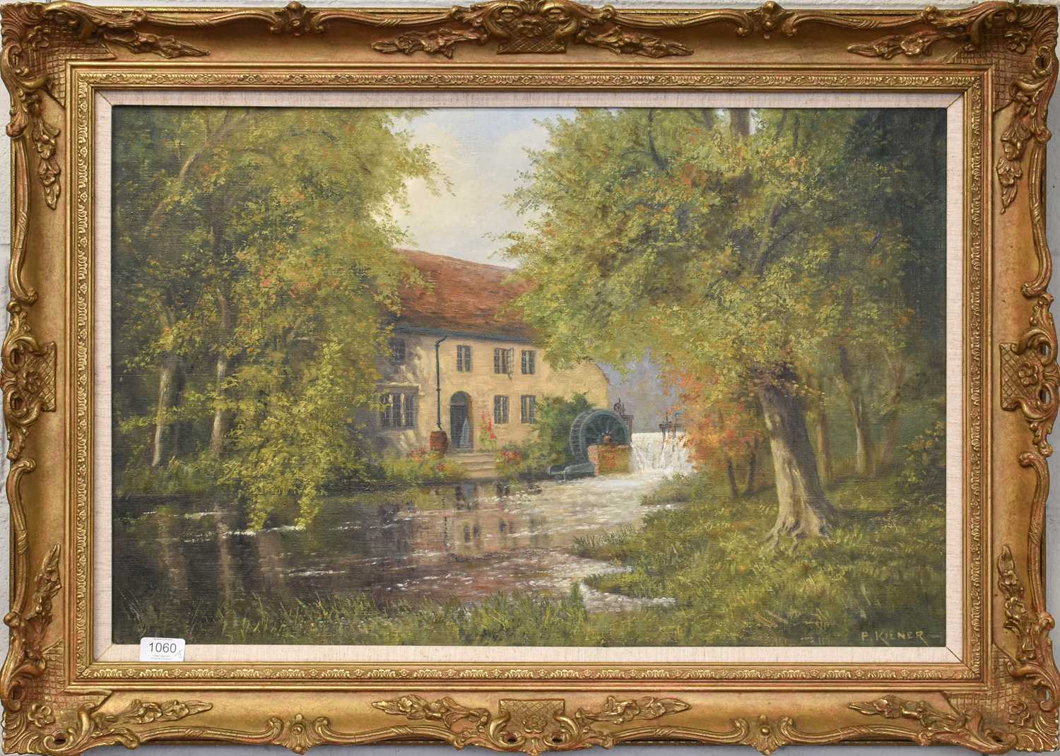 Philip Kilner (20th Century) Mill Cottage Signed oil on canvas, together with a 19th/20th century - Image 2 of 4