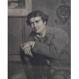 After William Strang RA (1859-1921) Scottish Portrait of K J Stephen, Poet (After Charles W Furse)