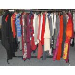 Rail of Assorted Mainly Ladies 20th Century Costume, with labels including Jaeger, Frank Usher,