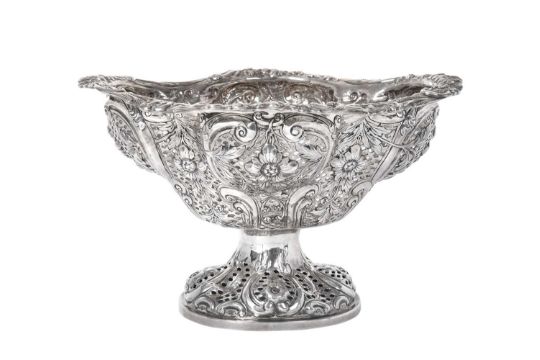 A Victorian Silver Basket, by Charles Stuart Harris, London, 1887 - Image 1 of 5