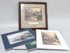 A Group of Thomas Kincade Prints, all with certificates They are all in generally very good