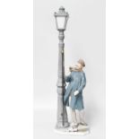 A Large Lladro Figure "The Lamplighter", 48cm high