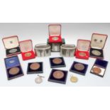 Assorted Commemorative and Award Medals, 13 medals in total comprising; Elizabeth II, Silver Jubilee