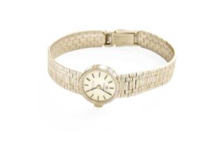 A Lady's 9 Carat White Gold Tissot Wristwatch