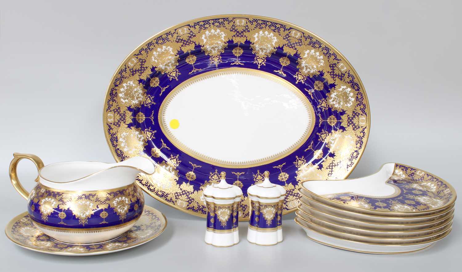 A Thomas Goode Marquis de Mos Pattern Dinner Service, with Thomas Goode booklet and purchase - Image 3 of 3