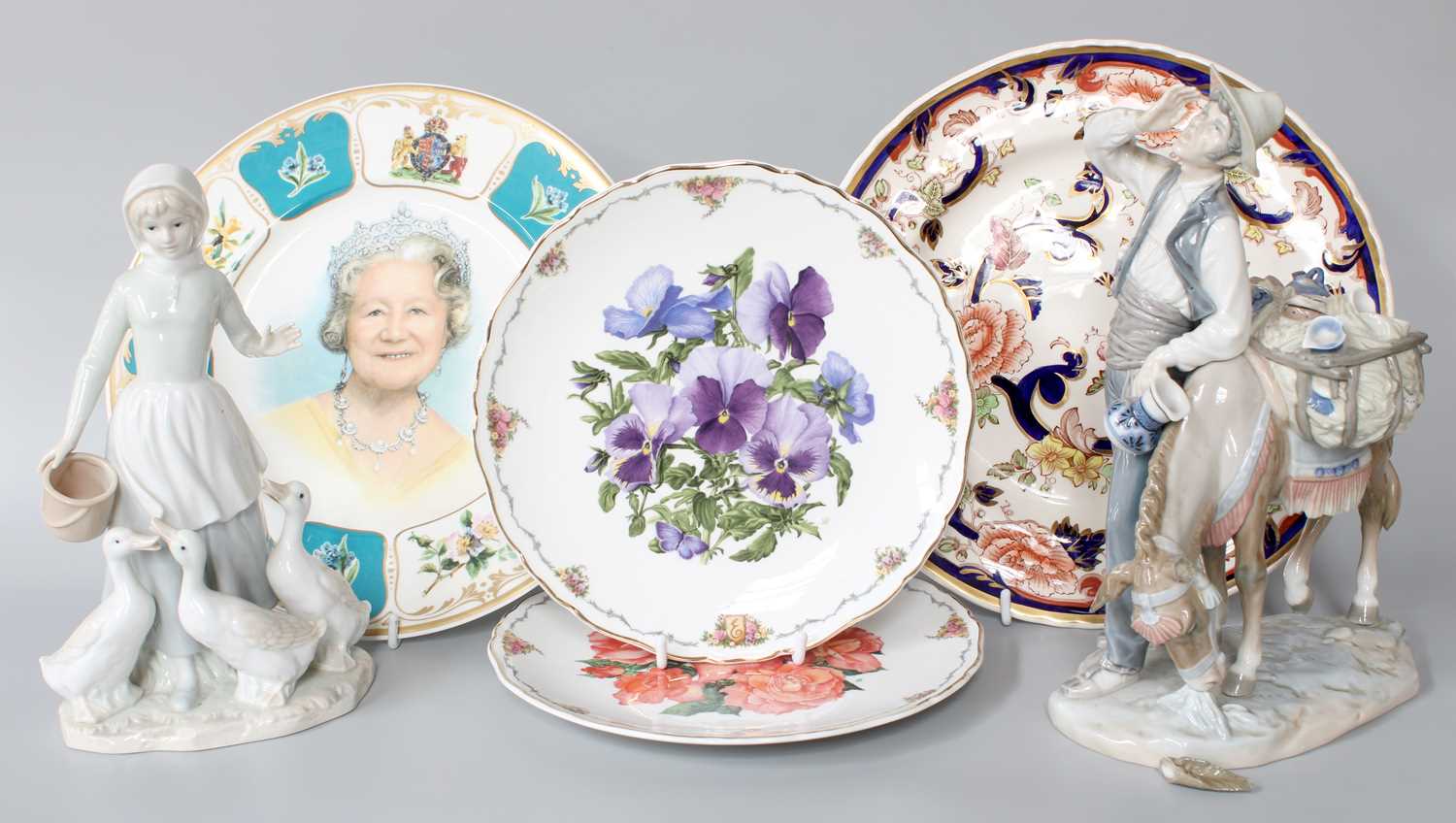 20th Century Ceramics, to include Masons, Royal Crown Derby, Royal Doulton, Coalport, Lladro, - Image 3 of 4