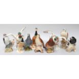 Beswick Birds, including grey pigeon with three stripes (a/f), various ducks, lesser spotted