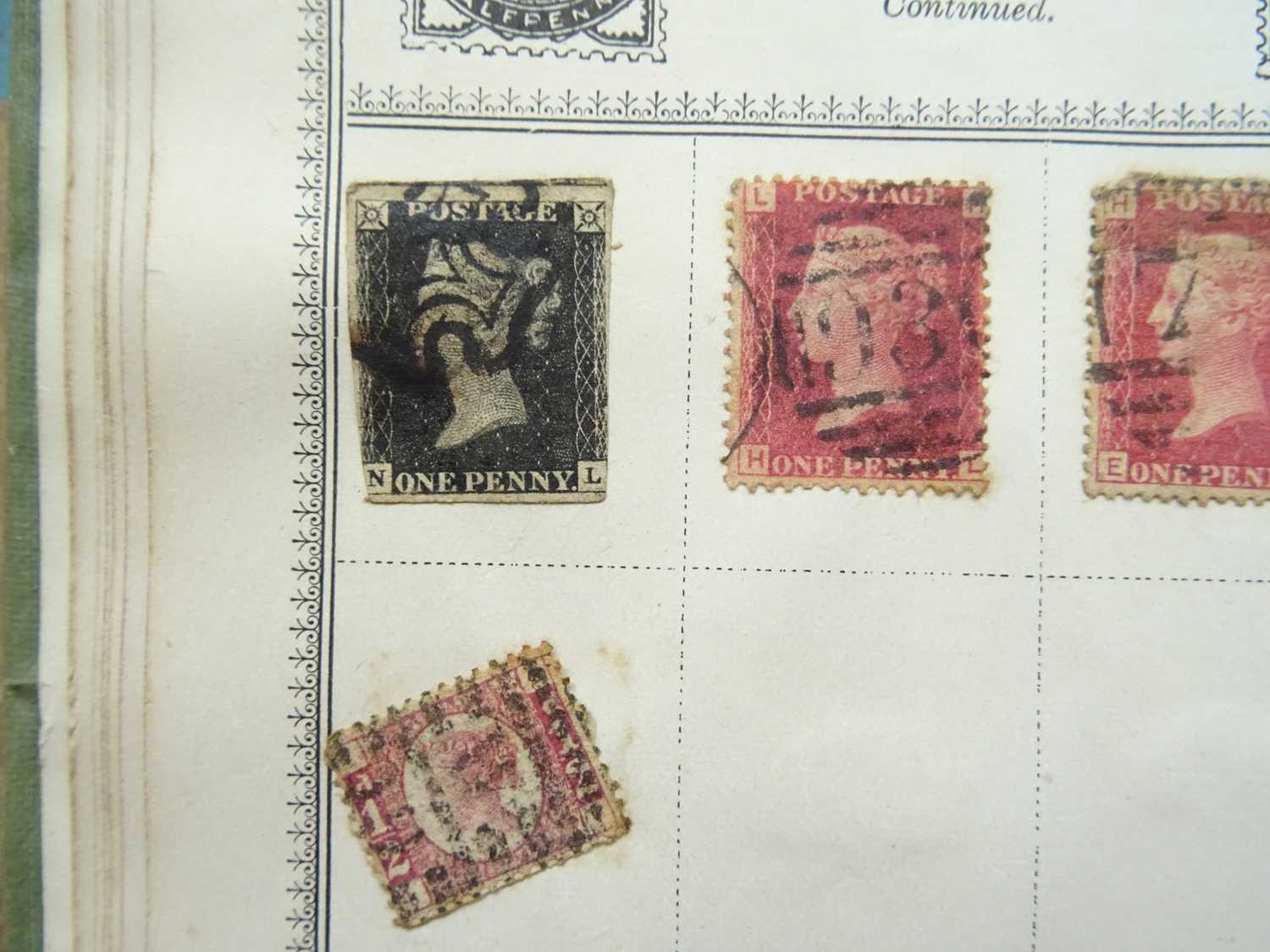 Vintage Stamp Collection, in 'The Queen' album incl. penny black, Canada 10cts Jubilee partly - Image 4 of 10