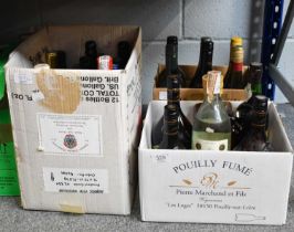 A Large Quantity of World Wines and Spirits Including, French Bordeauxs, Rum, Madiera, Sherry,