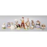 Beswick and Royal Albert Beatrix Potter Figures Including, 'Mother Ladybird' (11)
