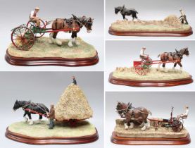 Border Fine Arts The Posthorn, Gold Edition Hay Timing Models: 'Hay Cutting Starts Today', model No.