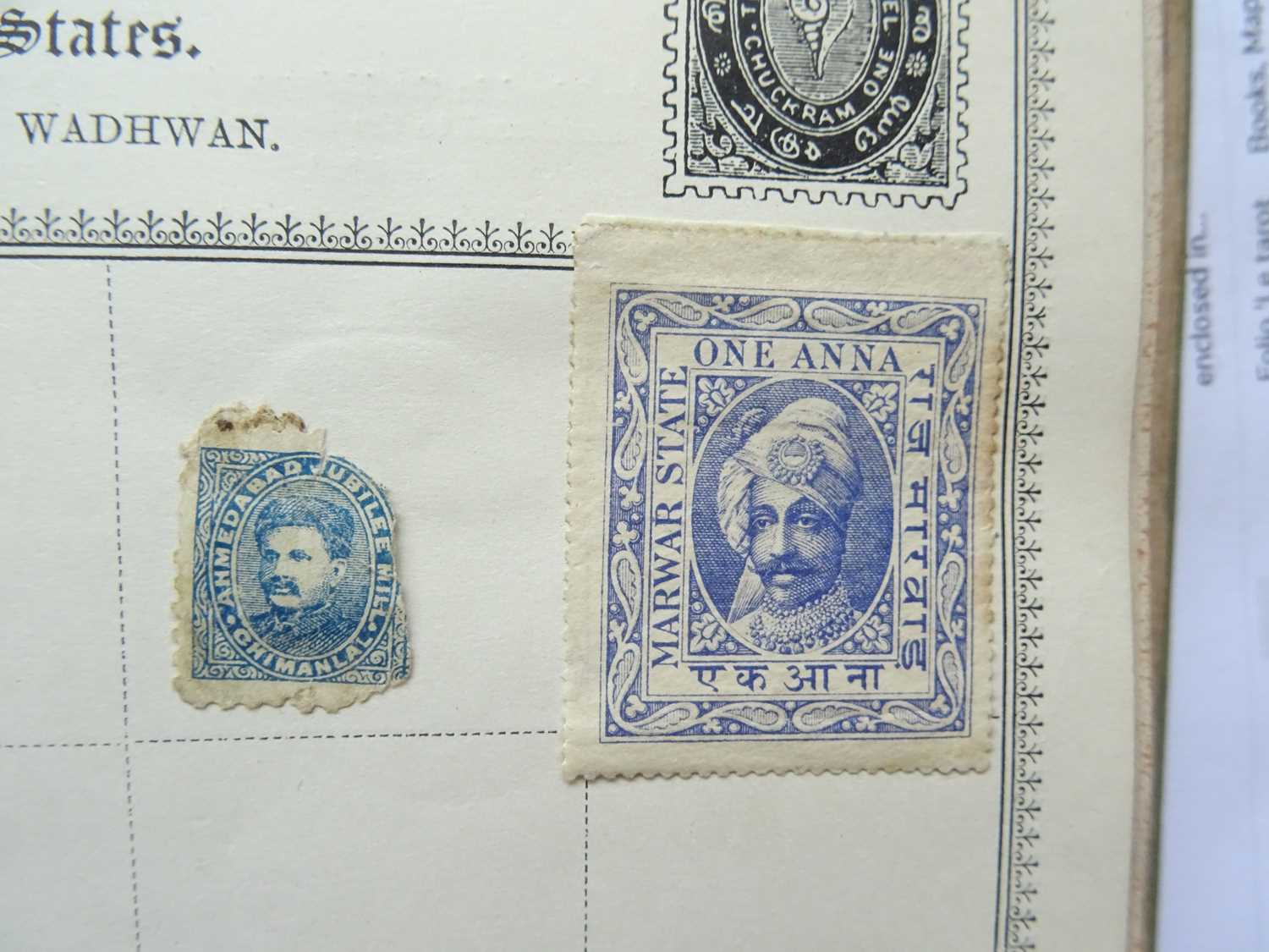 Vintage Stamp Collection, in 'The Queen' album incl. penny black, Canada 10cts Jubilee partly - Image 5 of 10