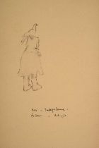 Harold Riley DL, DLitt, FRCS, DFA, ATC (1934-2023) "Kate in Trafalgar Square" Signed and dated (19)
