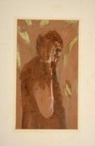 Harold Riley DL, DLitt, FRCS, DFA, ATC (1934-2023) "St Bartholomew" Mixed media, 23cm by 13cm (