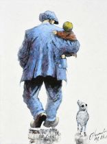 Alexander Millar (b.1960) Scottish "Carry Me Home" Signed, oil on board, 39.5cm by 29.5cm