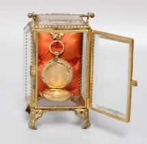 A Victorian Gold Sovereign-Case, Probably by Joseph Walton, Apparently London 1897, 18ct, plain,