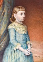 British School (Later 19th Century) "Marion Frederica aged 7 years" Indistinctly signed and