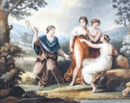 Follower of Angelica Kauffman RA (1741-1807) Swiss "*** addressing the Persian Nymphs"