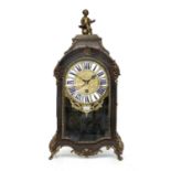 A French Tortoiseshell "Boulle" Table Timepiece, signed G J Champion A Paris, Mid-18th Century, case