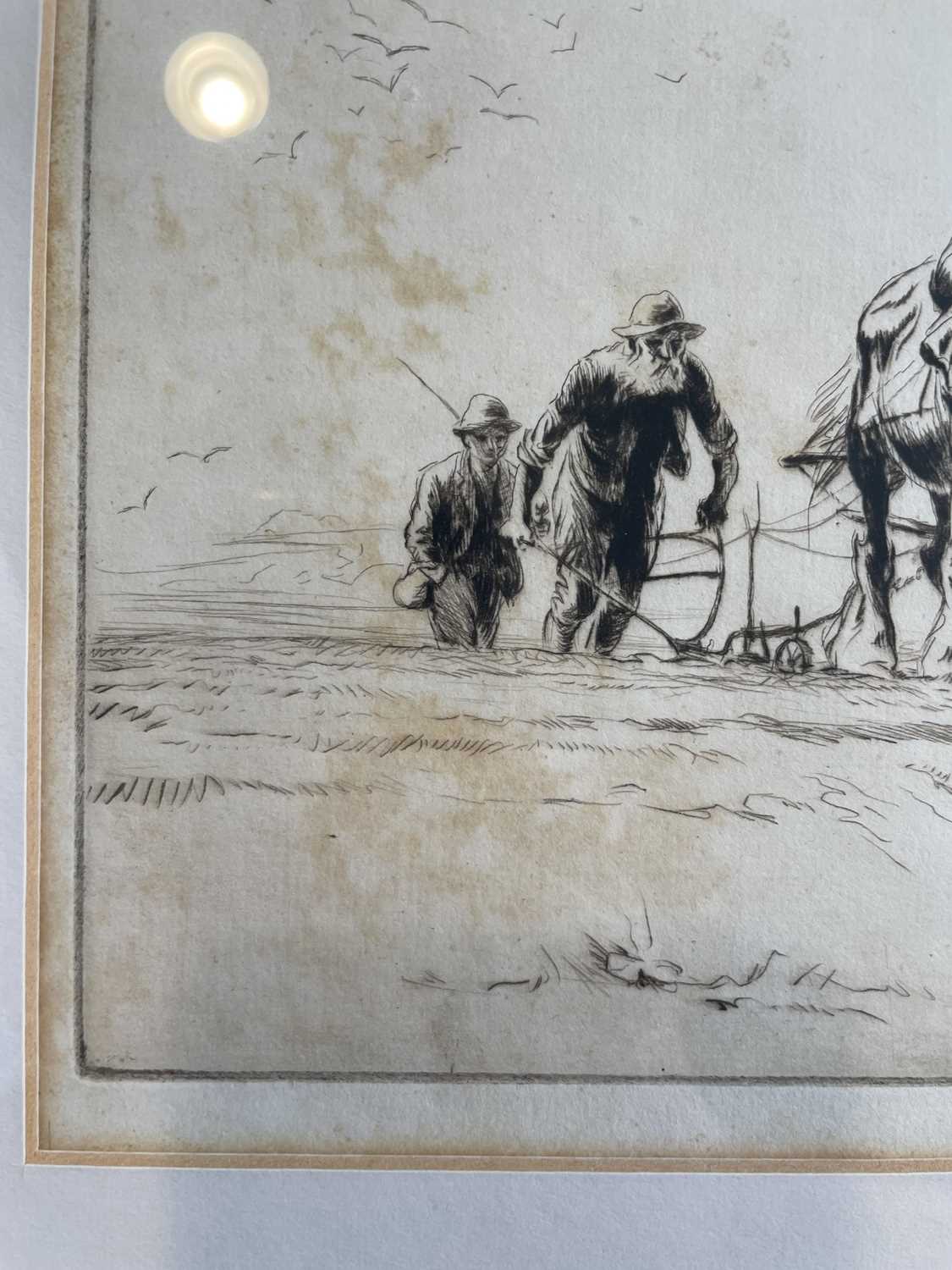 George Soper RE (1870-1942) "The Quarry Team" (1920) Signed in pencil, black and white etching, - Image 21 of 30