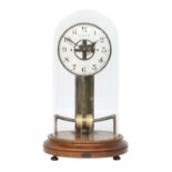 A Bulle Electric Mantel Timepiece, signed Bulle Clock, Early 20th Century, ebonised circular