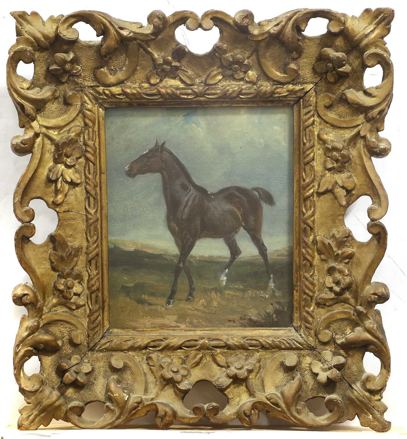 James Lynwood Palmer (1868–1941) Favourite Hunter Oil on canvas, 17.5cm by 14.5cm - Bild 3 aus 7