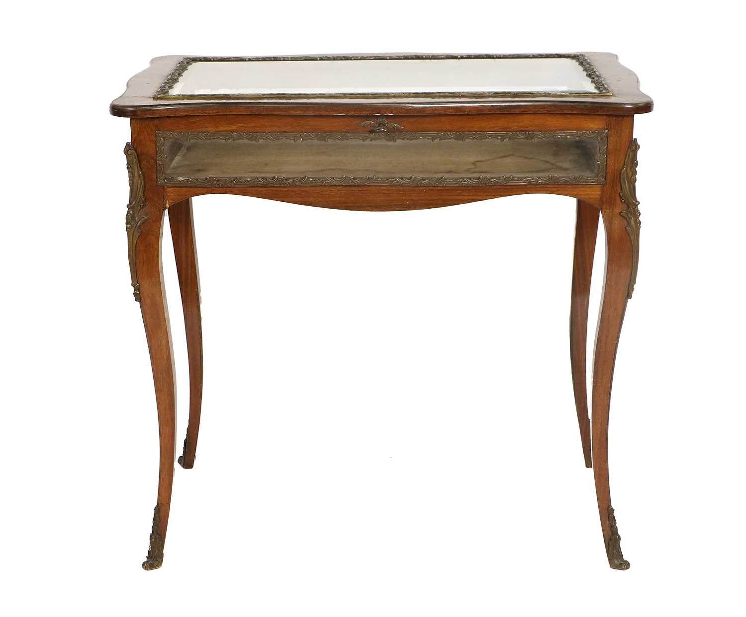 A Late 19th Century French Rosewood and Gilt-Metal-Mounted Bijouterie Table, in Louis XV-style, of