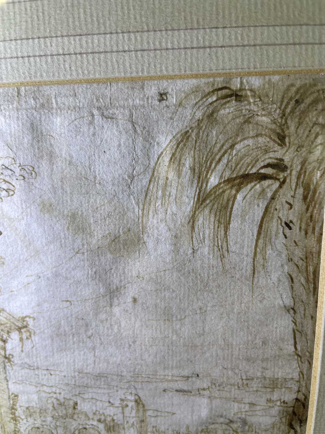 M *Arasser (17th/18th Century) Pyramus and Thisbe Signed and inscribed "Roma", brown ink and pencil, - Image 11 of 23