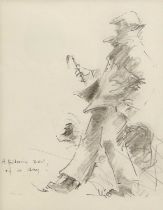 Brian Irving (1931-2013) '' A Plain Sort of a Day!'' Inscribed, pencil, 17.5cm by 13cm Provenance: