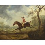 Manner of John Nost Sartorius (1759-1828) Tally Ho Oil on canvas, 34.5cm by 45cm