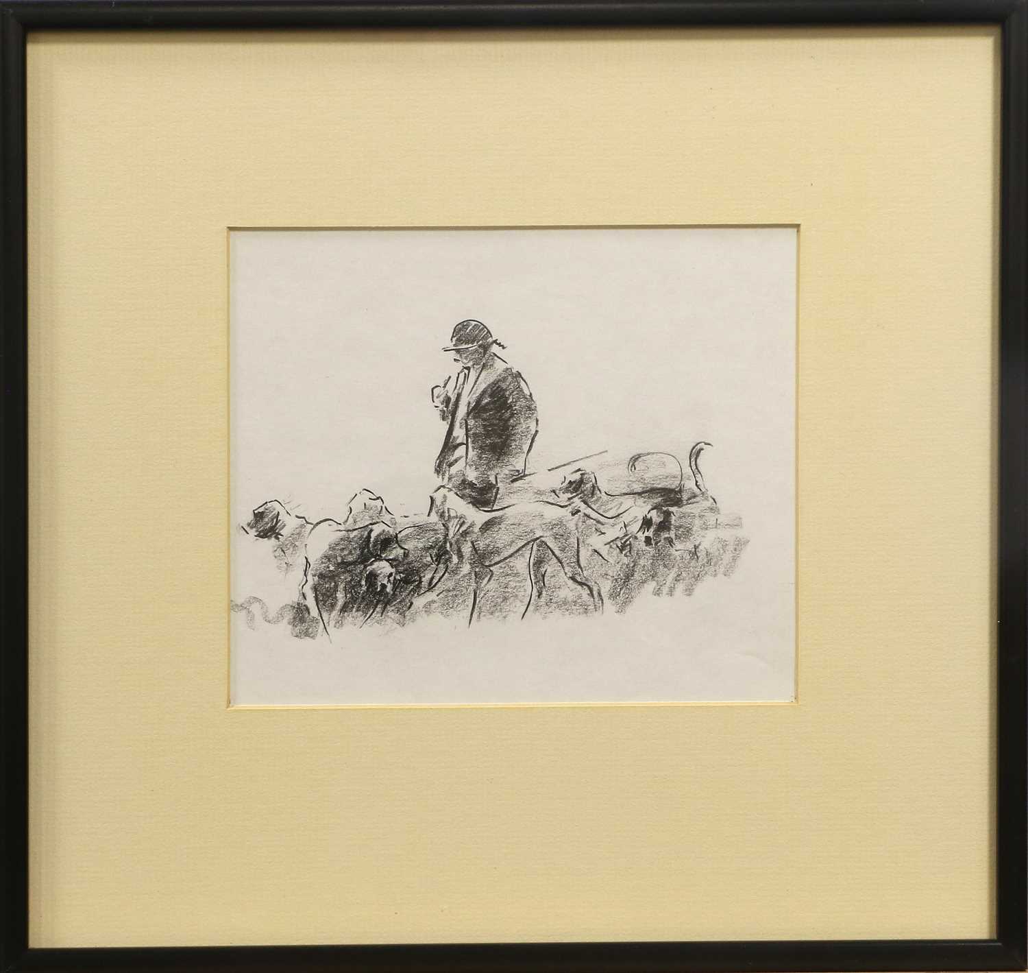 Brian Irving (1931-2013) Gathering for the hunt, members of the Pendle Forest and Craven Hunt, - Image 3 of 6