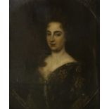 British School (17th century) Portrait of a lady, Barbara (Widman) O'Reilly (according to