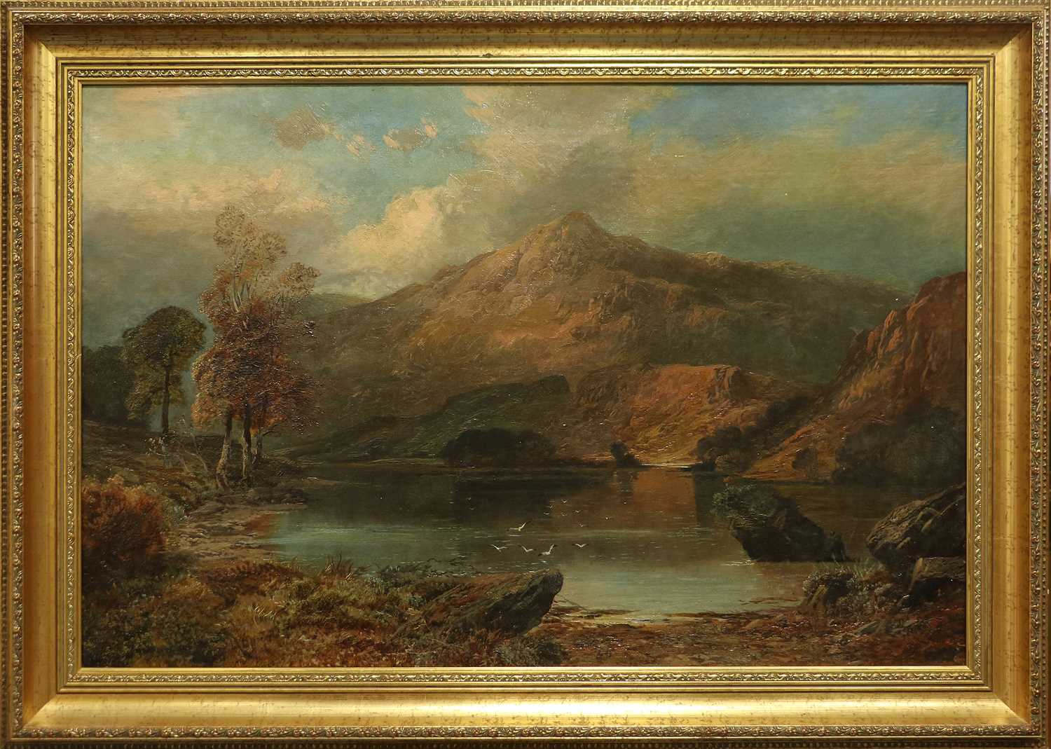 Clarence Roe (1850-1909) "Rydal Water, Westmorland" Signed, inscribed verso, oil on canvas, 54.5cm - Bild 2 aus 19