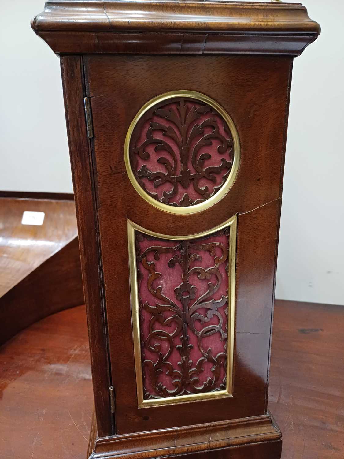 A Mahogany Striking Table Clock, signed Saml Norton, London, circa 1770, inverted bell top case with - Image 14 of 21