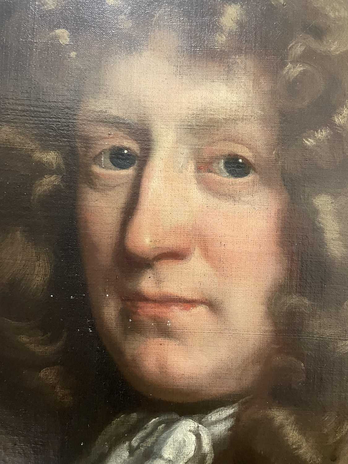 Follower of Sir Godfrey Kneller (1646-1743) A portrait of a gentleman, three-quarter length - Image 12 of 20