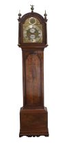 A Mahogany Eight Day Longcase Clock, signed Jno De Lafons, Royal Exchange, circa 1780, arched