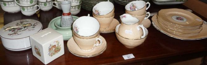 Coalport floral china tea set and others