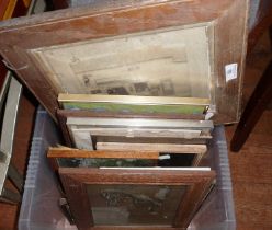 Assorted framed pictures