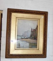 James MACMASTER (1856-1913), a watercolour on paper of Staithes near Whitby, signed lower left,