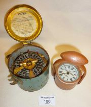Vintage Whipps Cross Hospital X-Ray Dept. Chrono Stamp by WSTS Co., and a 1930's Newbridge Horstmann