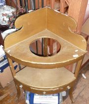 Painted Edwardian corner wash stand