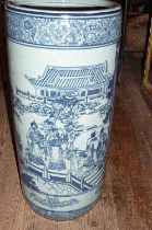 20th c. Chinese blue and white stickstand