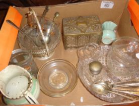 Box of glassware, etc.