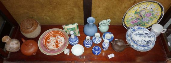 Assorted Chinese porcelain, inc. blue and white, other oriental