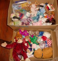 Large collection of Ty Beany Babies (two boxes)