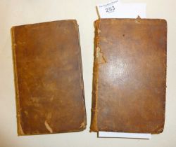 Two volumes, leather bound - The Sermons of Yorick, 1779