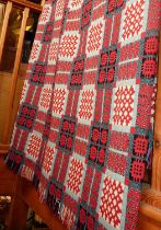 Welsh wool blanket 92" x 84"