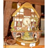 Novelty cuckoo clock "Country Days" of a Swiss farmhouse with figures (A/F)