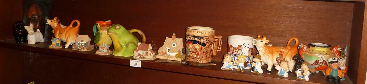 Assorted china ornaments together with a Tetley Tea band and mug - Image 2 of 2