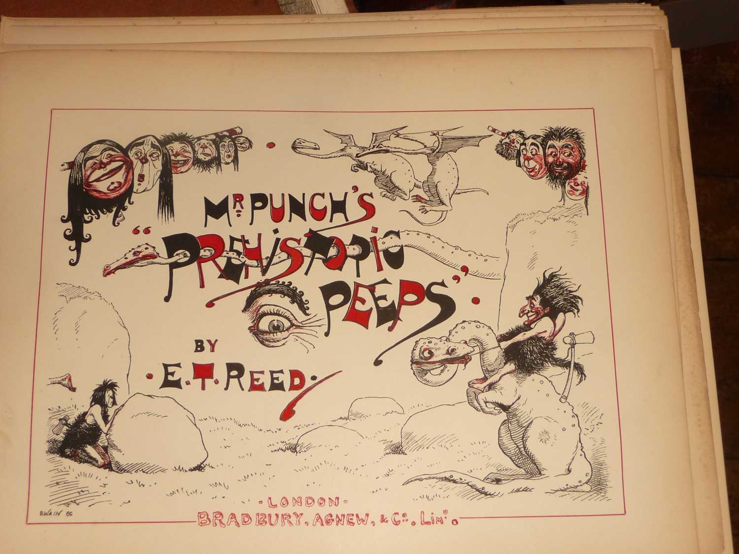Skelton's Etchings of the Antiquities of Bristol and 19th c. Mr. Punch's Prehistoric Peeps books, - Image 4 of 6